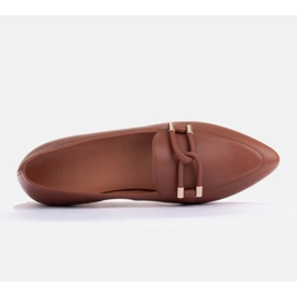 Marco Shoes Udsmykkede loafers brun 2