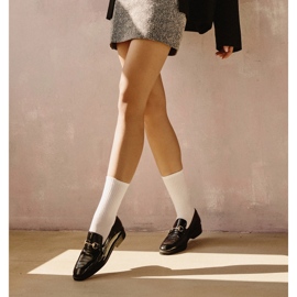 Marco Shoes Polerede loafers sort 1