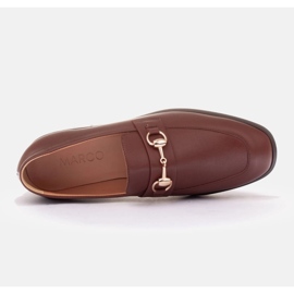 Marco Shoes Loafers til kvinder brun 6