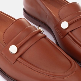 Marco Shoes Læder loafers og mokkasiner brun 5