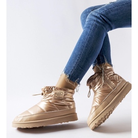 Lee Cooper LCJ-23-44-1965L snestøvler i guld gylden 1