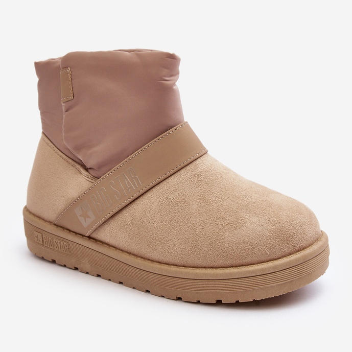 Beige Big Star-isolerede snestøvler på platform MM274152 1