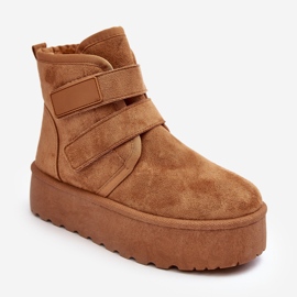 FG2 Camel Naredi Platform snestøvler til kvinder brun 1
