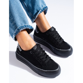 Big Star KK274036 sneakers til kvinder sort 1