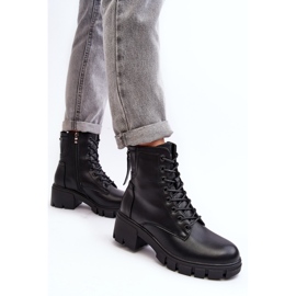 Vinceza Isolerede arbejdsstøvler med lynlås til kvinder, sort fra Evrarda 9