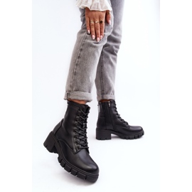 Vinceza Isolerede arbejdsstøvler med lynlås til kvinder, sort fra Evrarda 2