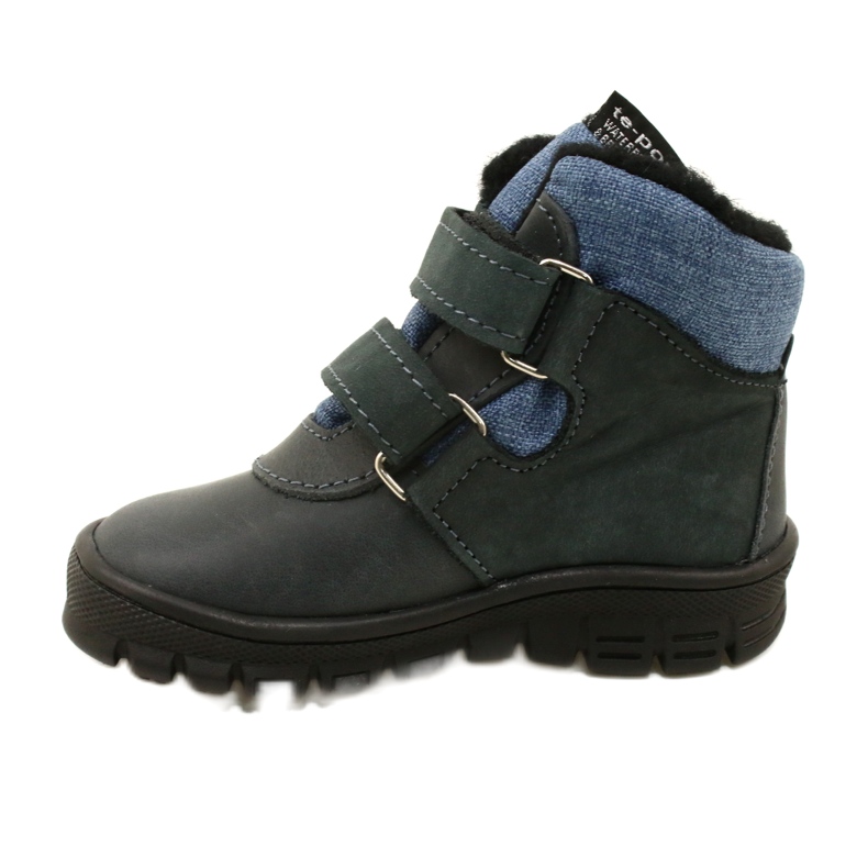 Støvler med velcro-membran TE-POR Mazurek 1360 marineblå 2