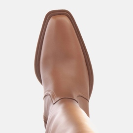 Marco Shoes Imane cowboystøvler beige 4