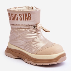 Isolerede snestøvler til børn med lynlås Big Star MM374197 beige 6