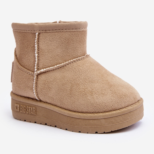 Isolerede Slip-On snestøvler til børn Beige Big Star MM374098 2