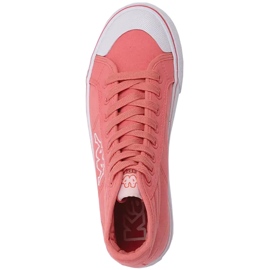 Kappa Boron MId Pf damesko pink og hvid 243161 2210 lyserød 2