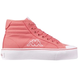 Kappa Boron MId Pf damesko pink og hvid 243161 2210 lyserød 1