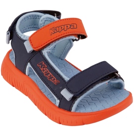 Kappa Kana Mf børnesandaler orange-marineblå-grå 260886MFK 4467 1