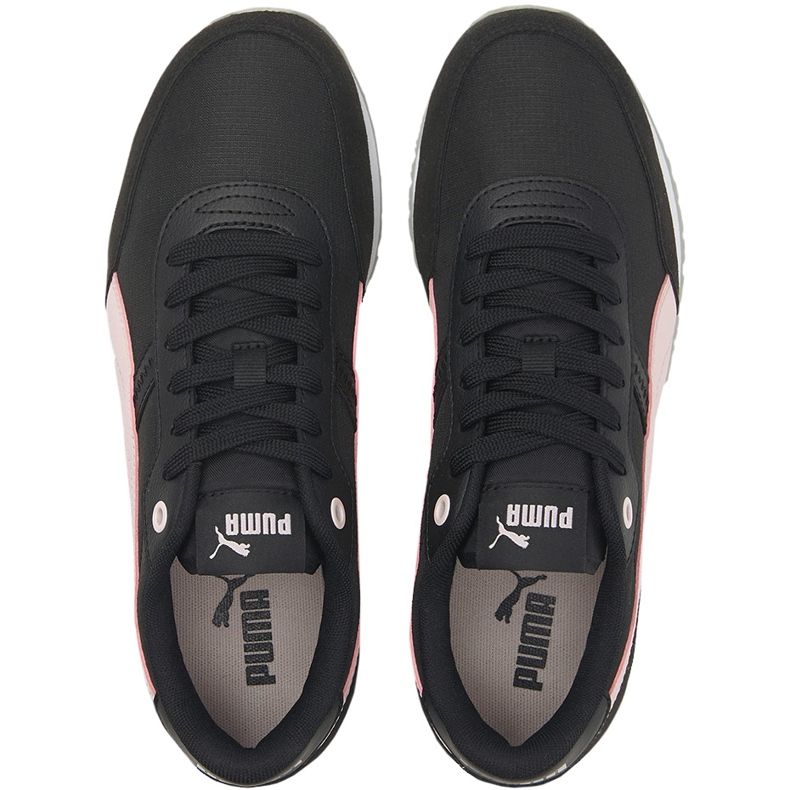 Puma St Runner Essential sko sort og pink 383055 05 2