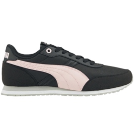 Puma St Runner Essential sko sort og pink 383055 05 1
