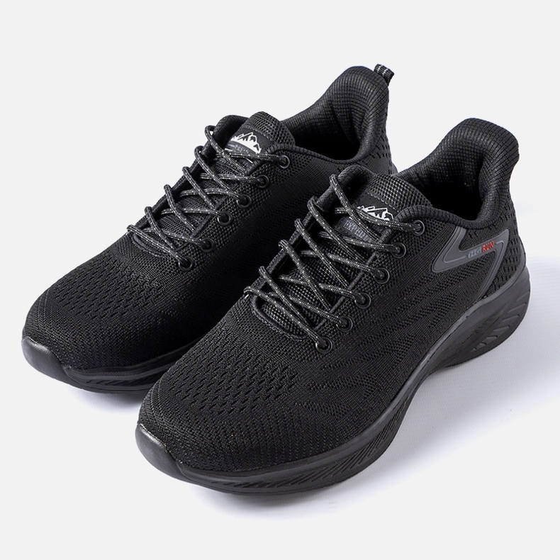 Sorte lette Parlesca sneakers til mænd 1