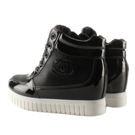 Chanelki NB83P Sorte sneakers 2