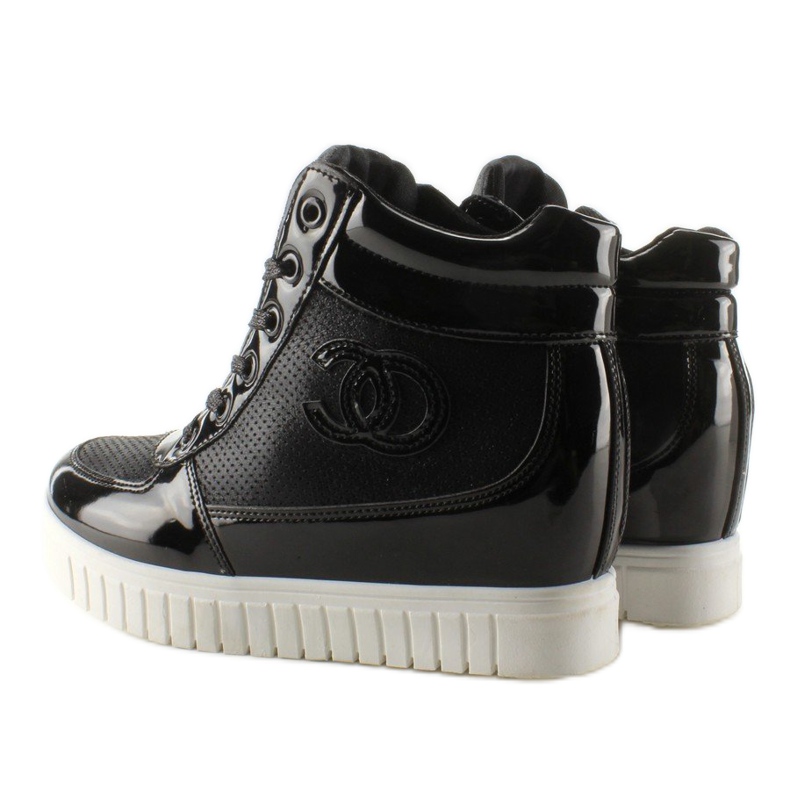 Chanelki NB83P Sorte sneakers 2