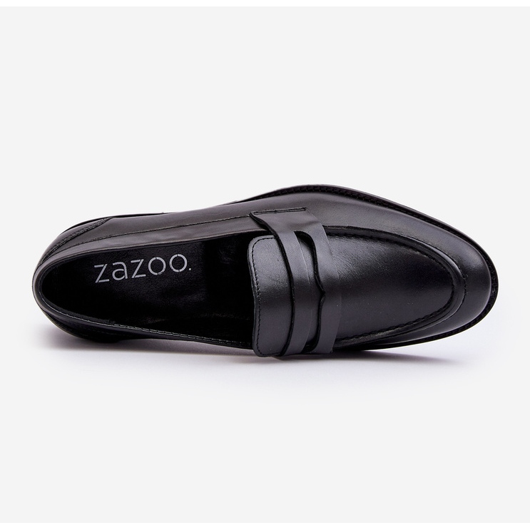 Loafers i læder til mænd Zazoo 1570/1 sort 2