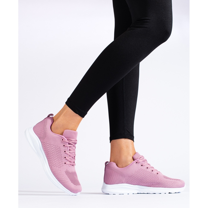 SUPER COOL Let openwork sneakers lyserød 1
