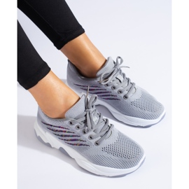 TRENDI Sportssko Sneakers grå 1