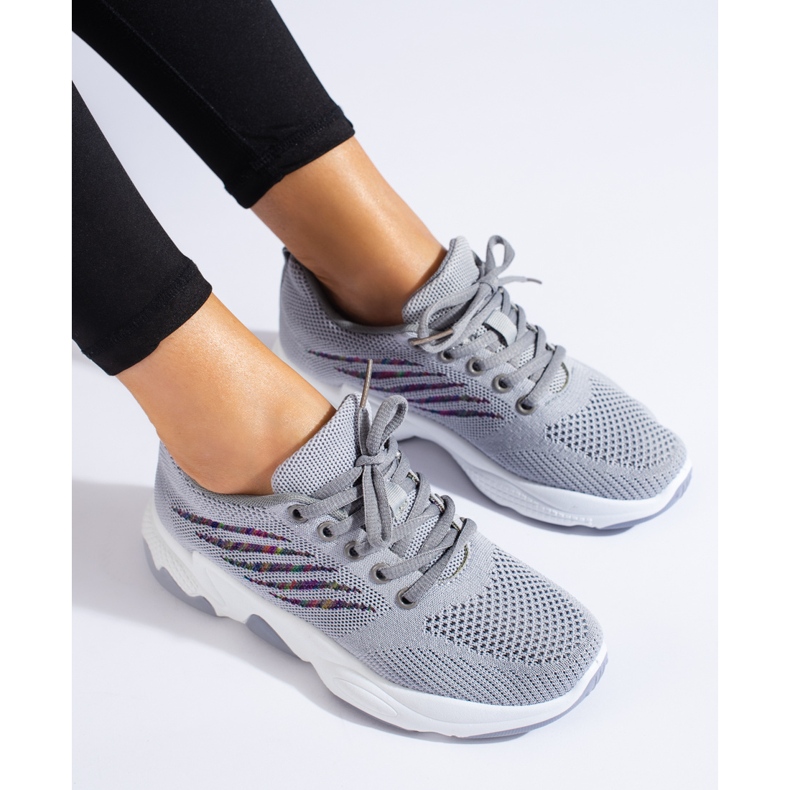 TRENDI Sportssko Sneakers grå 1
