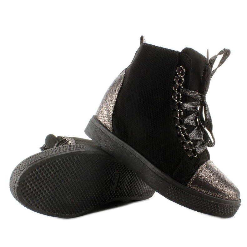 Sneakers med kæder R72 Sort 2