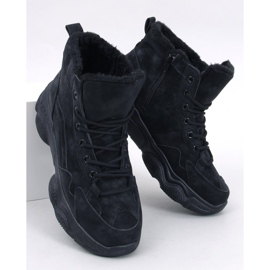 Elius Black isolerede vintersneakers sort 1