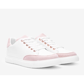 Brighton sneakers i hvid og pink 1