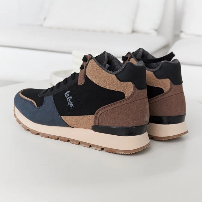 Lee Cooper Blå og brune sneakers LCJ-23-31-3065M 1