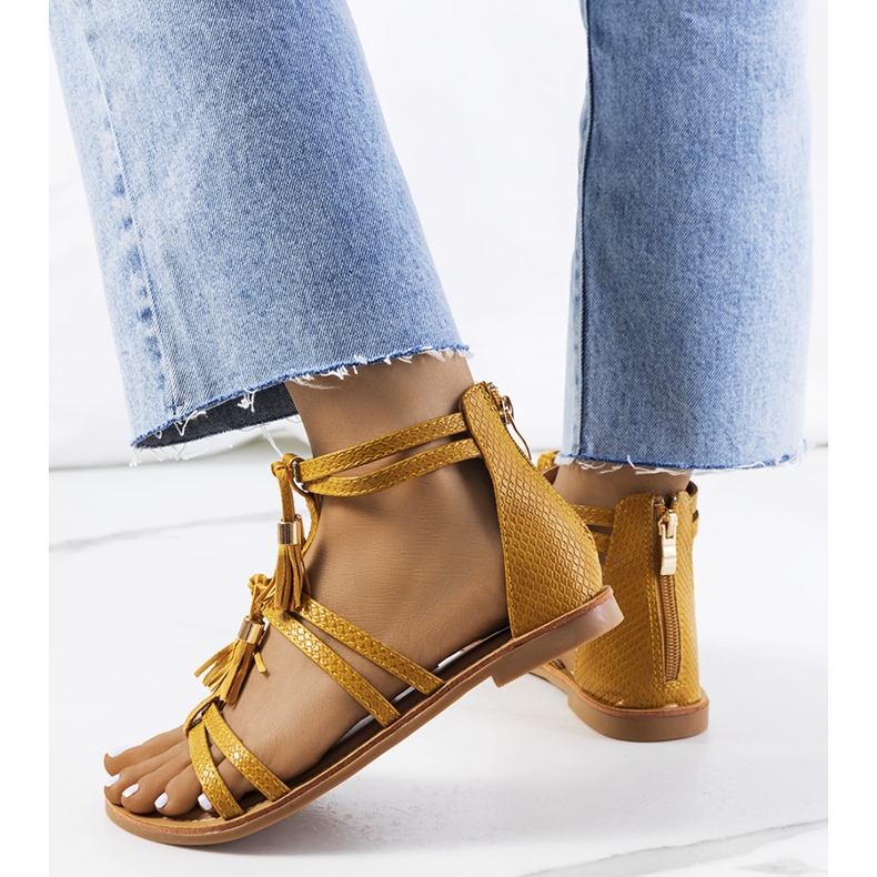 Gule Mantila damesandaler 1