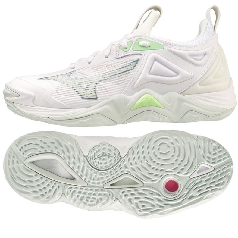 Mizuno Wave Momentum 3 W V1GC231235 volleyballsko hvid 1