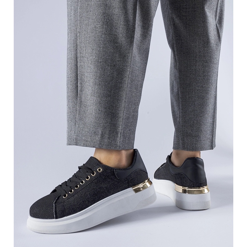 Sorte Scuderlando platform sneakers 1