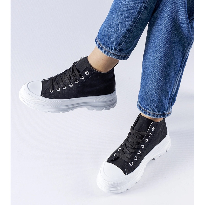 Sorte high-top Herndon sneakers 1