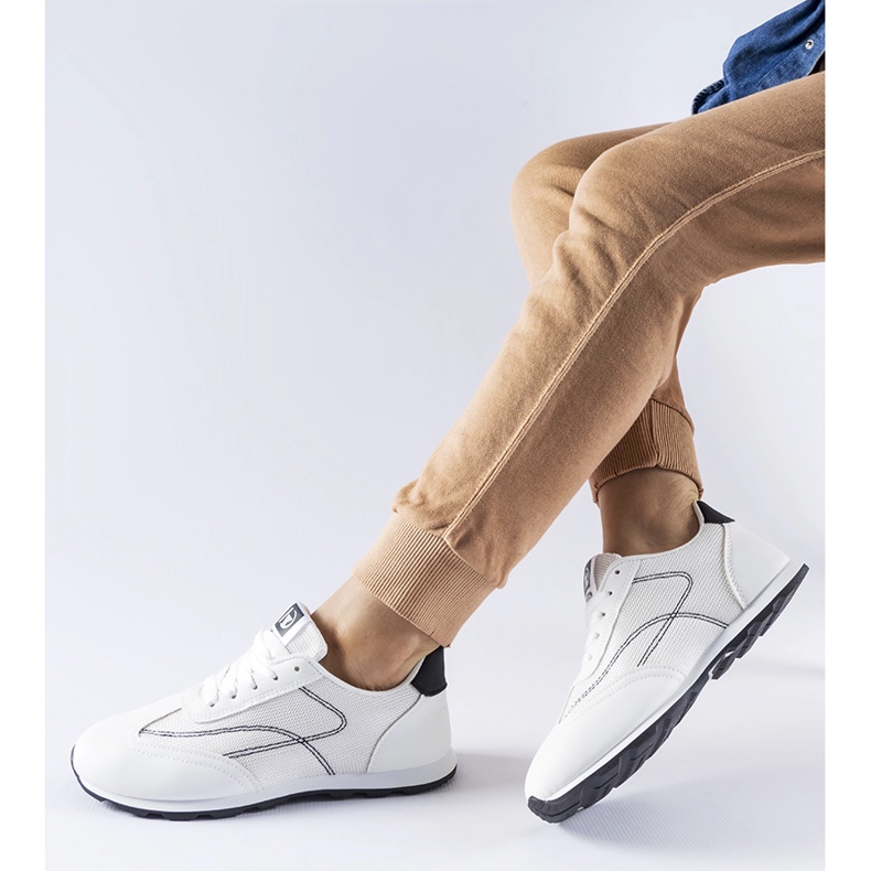 Pinarella hvide sportssneakers 1