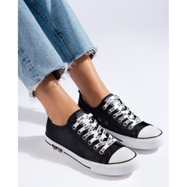 Big Star sneakers til kvinder KK274096 sort 1