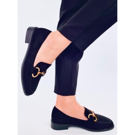 Linda Black dame loafers sort 2