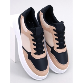 Panda damesneakers Brewer BLACK/KHAKI sort 1