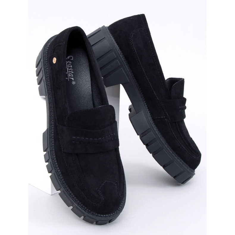 Platform loafers fra Chandra Black sort 1