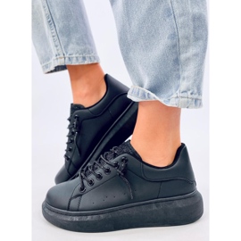 Brans All Black wedge sneakers sort 2