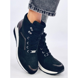 Outer Black wedge sneakers sort 2