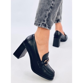 Varvai Black højhælede loafers sort 2