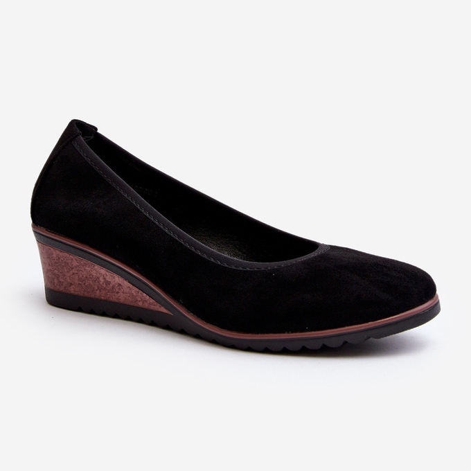Vinceza Kvinders Brogues On Wedges Sort Belli 1