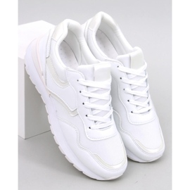 Iriserende Navar White sneakers til kvinder hvid 1