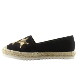 Canvas espadriller med CV-353 sorte nitter 1
