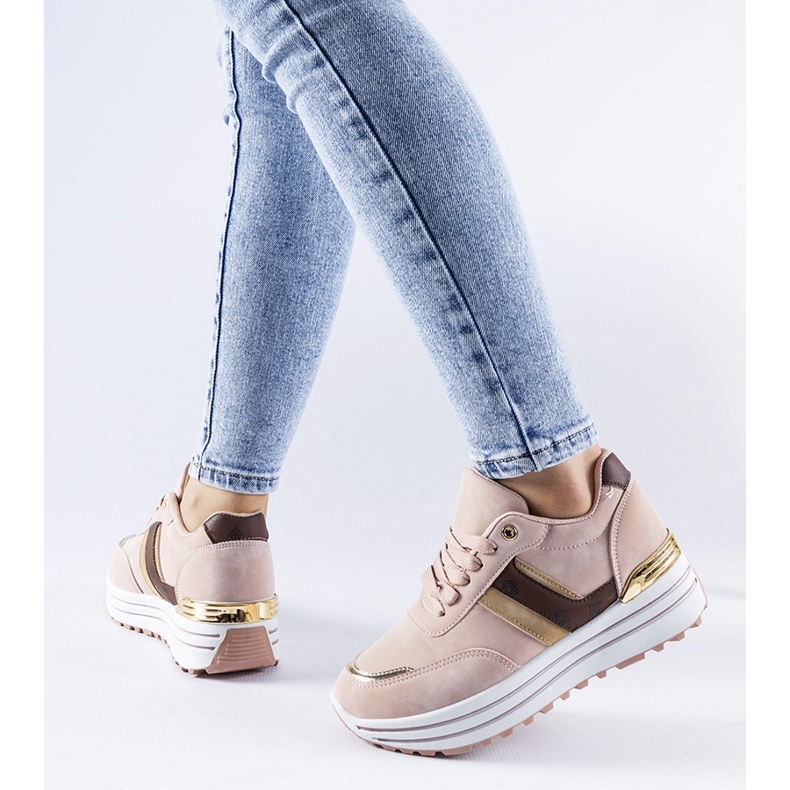Pink Provinciale platform sneakers lyserød 1