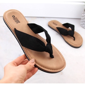 Sorte flip-flops til kvinder Big Star LL274625 1