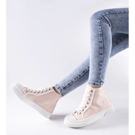 Pink high-top sneakers fra Pozzuolo lyserød 1