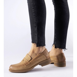 Beige elegante Beaufort loafers 1