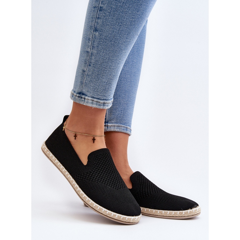 Sort Harmonie Slip-On Espadriller til kvinder 2